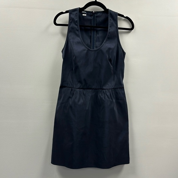 JIL SANDER Black Sleeveless Scoop Neck
Mini Dress Silk Blend Sz 36 Timeless LBD - Picture 1 of 7
